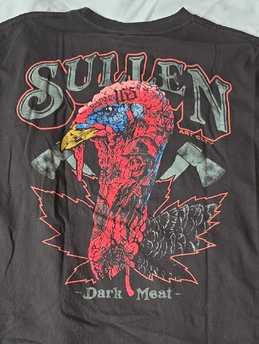 Sullen Dark Meat Graphic Tee  Black Size XL